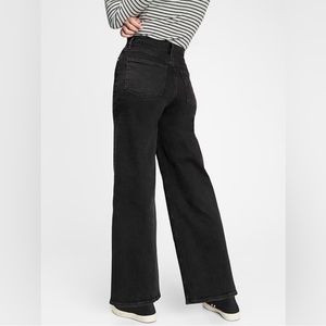 Gap Wide Leg Sky High black jeans